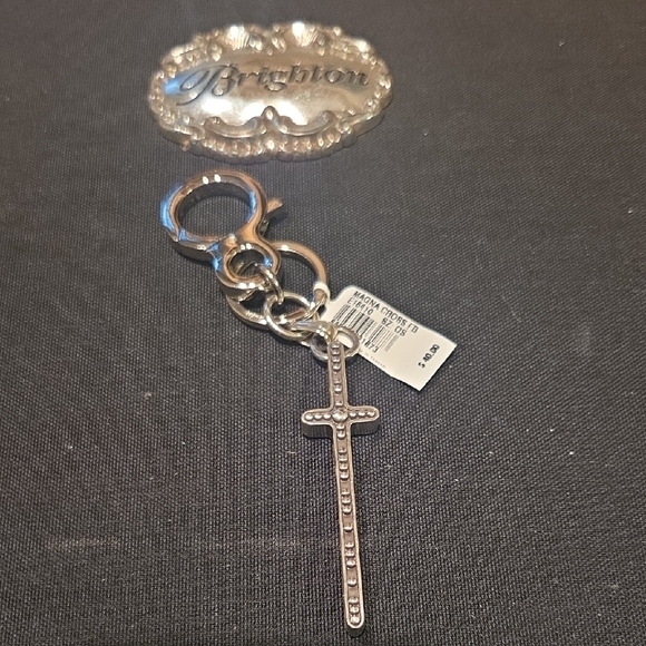 Brighton Dual-Tone Cross Keychain - Picture 2 of 2